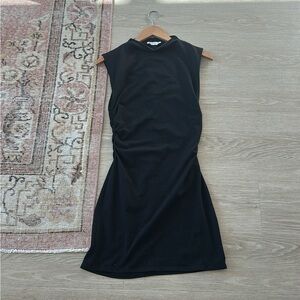Reformation Elegant Black Sleeveless Dress